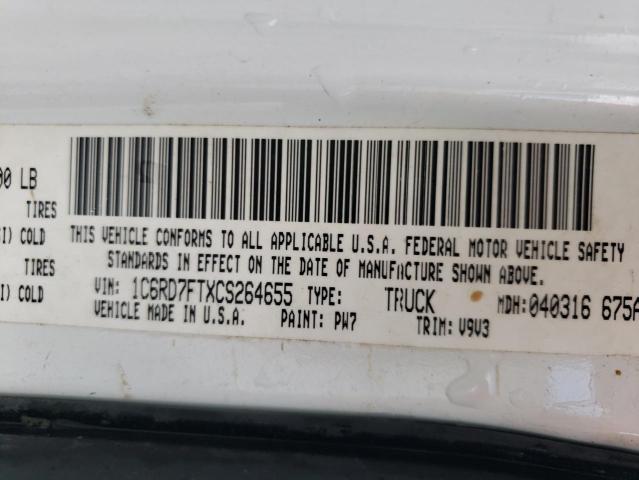 Photo 9 VIN: 1C6RD7FTXCS264655 - DODGE RAM 1500 S 