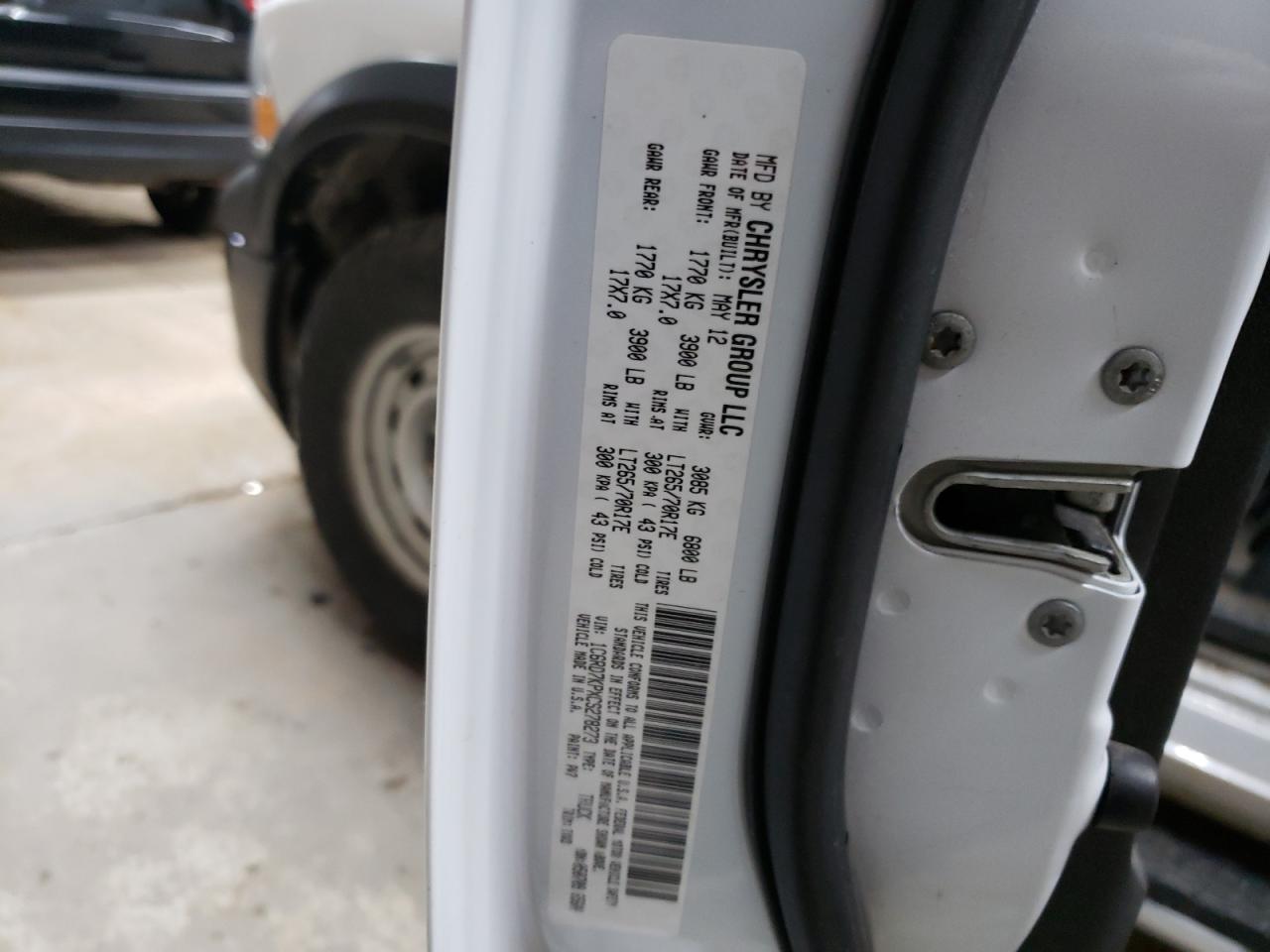 Photo 11 VIN: 1C6RD7KPXCS278273 - DODGE RAM 