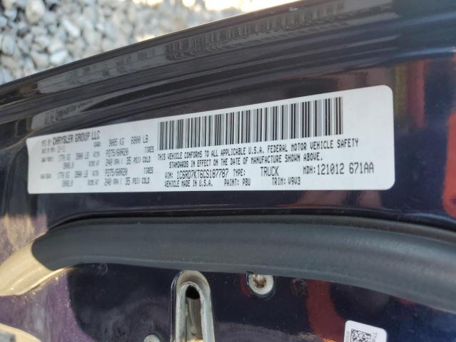 Photo 9 VIN: 1C6RD7KT6CS187787 - DODGE RAM 1500 S 