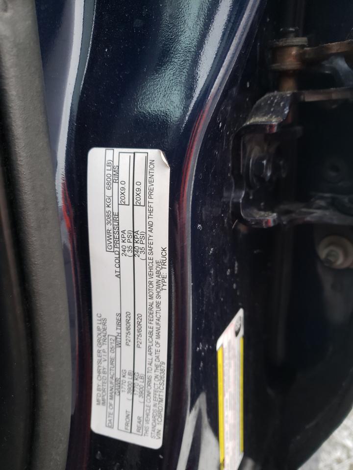 Photo 11 VIN: 1C6RD7MT1CS263879 - DODGE RAM 