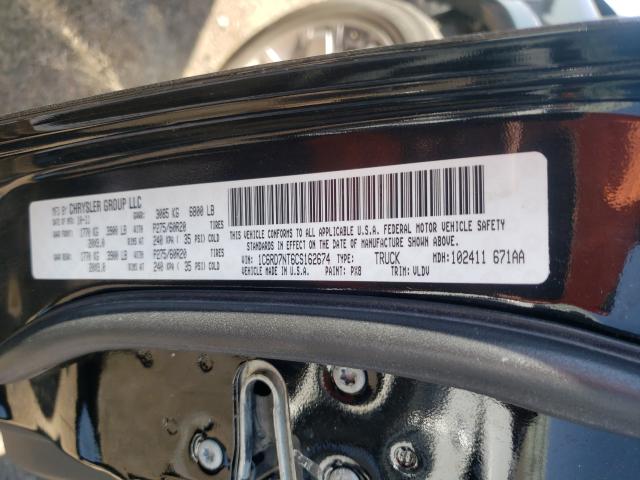 Photo 9 VIN: 1C6RD7NT6CS162674 - DODGE RAM 1500 L 