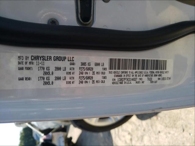 Photo 9 VIN: 1C6RD7PT0CS140327 - DODGE RAM 1500 L 