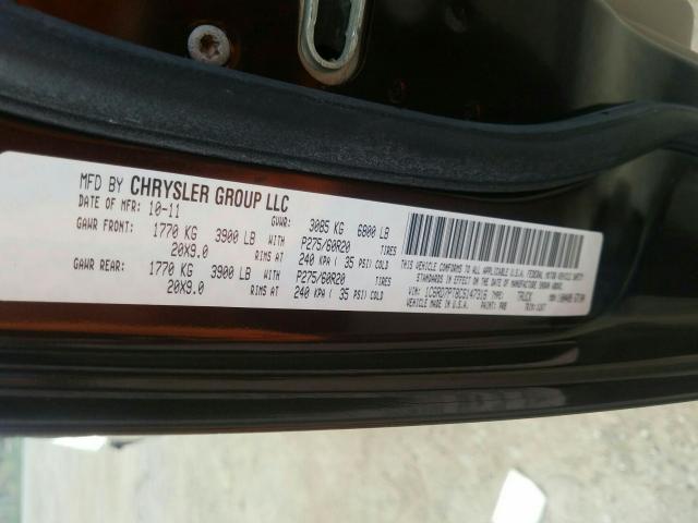 Photo 9 VIN: 1C6RD7PT8CS147316 - DODGE RAM 1500 L 