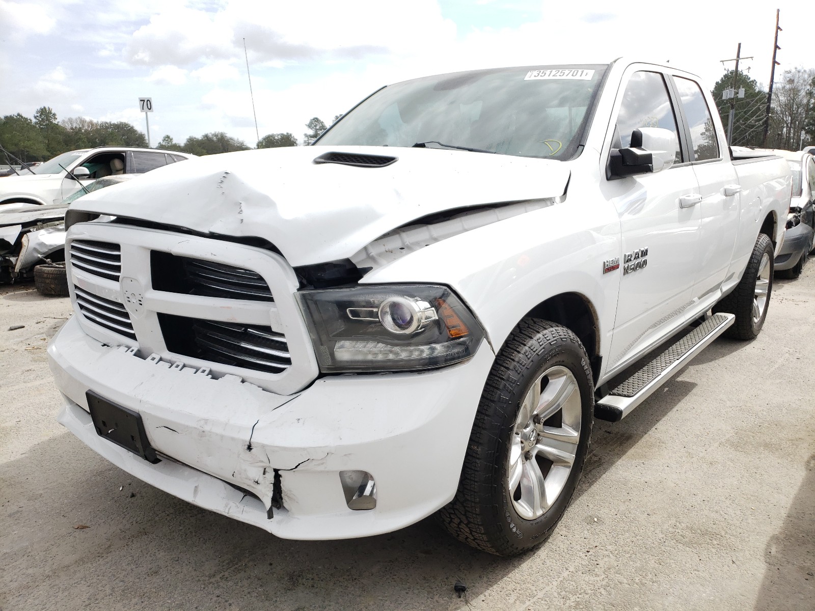 Photo 1 VIN: 1C6RR7HT8DS671227 - RAM 1500 SPORT 