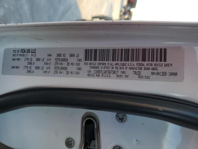 Photo 12 VIN: 1C6RR7LGXFS673817 - RAM 1500 SLT 