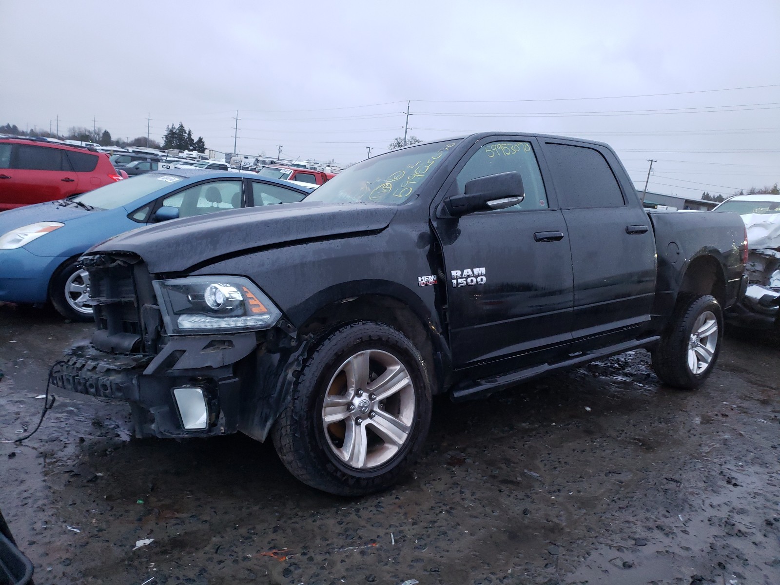 Photo 1 VIN: 1C6RR7MT0GS259071 - RAM 1500 SPORT 