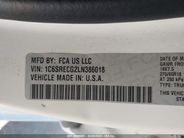 Photo 8 VIN: 1C6SRECG2LN386018 - RAM 1500 