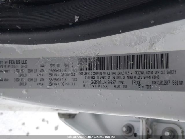 Photo 8 VIN: 1C6SRFBT1LN196697 - RAM 1500 