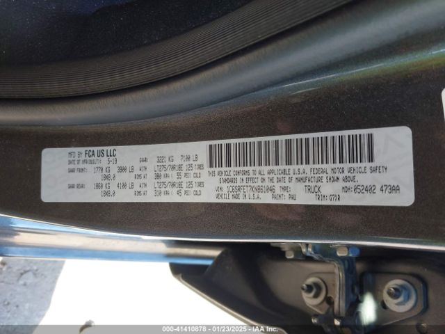 Photo 8 VIN: 1C6SRFET7KN861046 - RAM 1500 