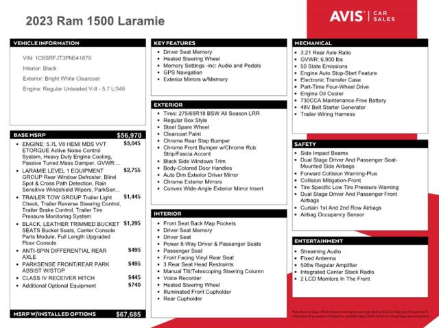 Photo 11 VIN: 1C6SRFJT3PN541879 - RAM 1500 LARAM 