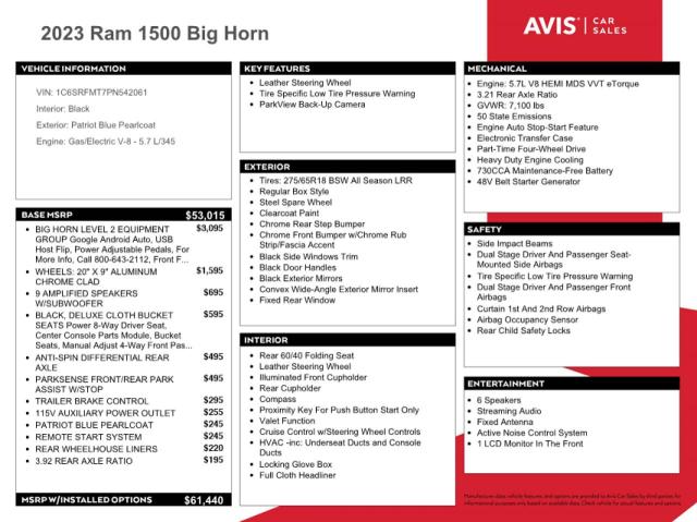 Photo 11 VIN: 1C6SRFMT7PN542061 - RAM 1500 BIG H 