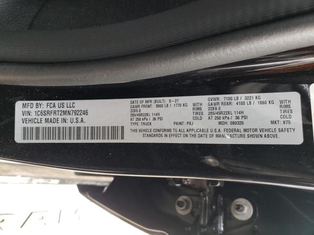Photo 9 VIN: 1C6SRFRT2MN792246 - RAM 1500 LARAM 
