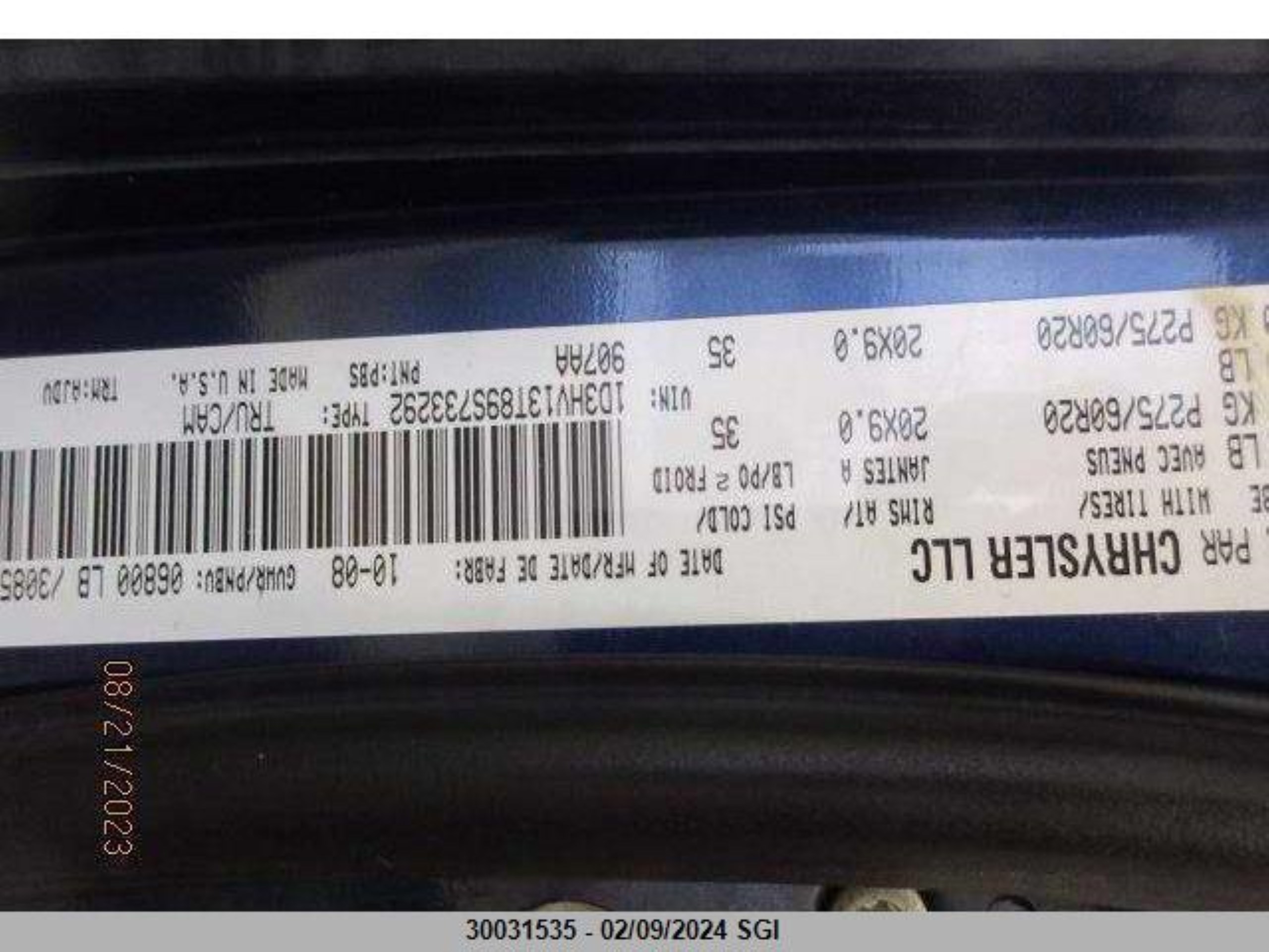 Photo 16 VIN: 1D3HV13T89S733292 - DODGE RAM 