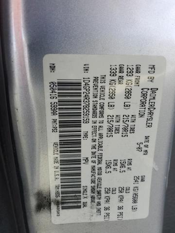 Photo 12 VIN: 1D4GP24R37B259159 - DODGE GRAND CARA 