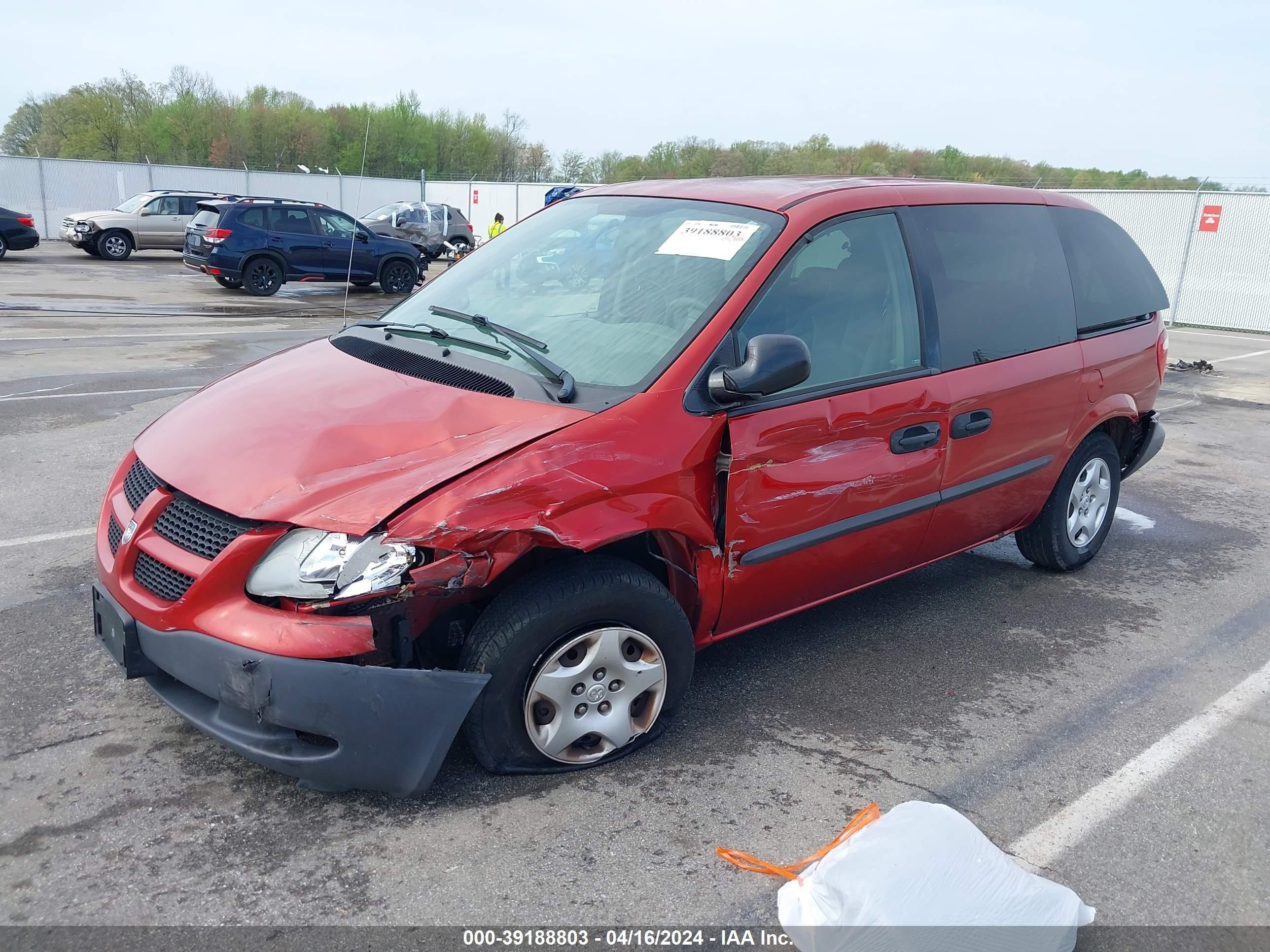 Photo 1 VIN: 1D4GP25383B123128 - DODGE CARAVAN 