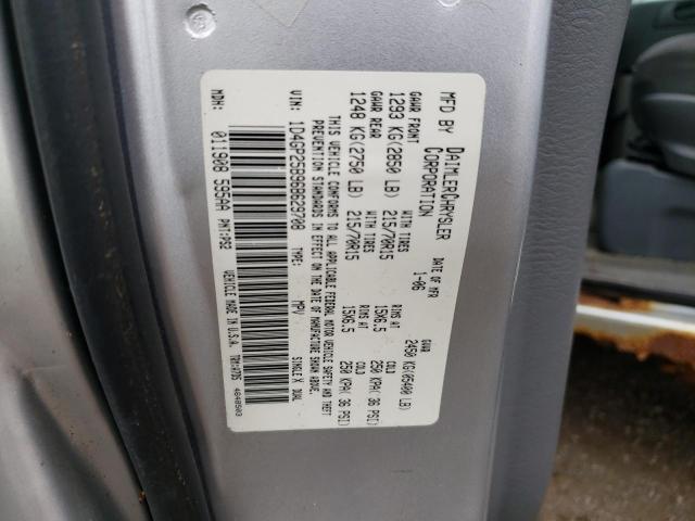 Photo 12 VIN: 1D4GP25B96B629708 - DODGE CARAVAN SE 