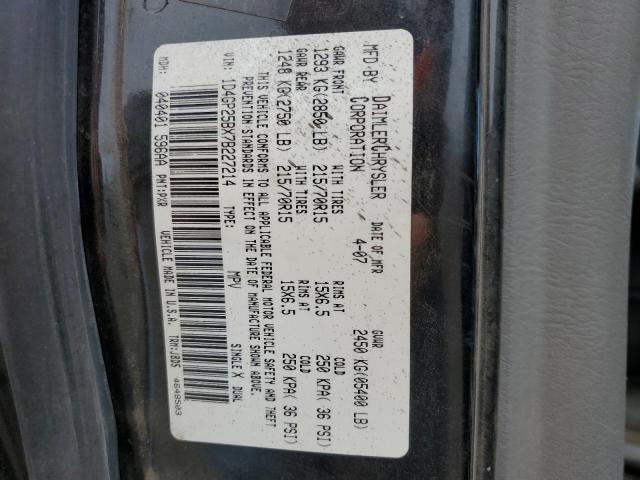 Photo 11 VIN: 1D4GP25BX7B227214 - DODGE CARAVAN SE 