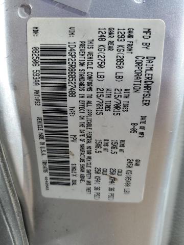 Photo 12 VIN: 1D4GP25R86B527488 - DODGE CARAVAN SE 