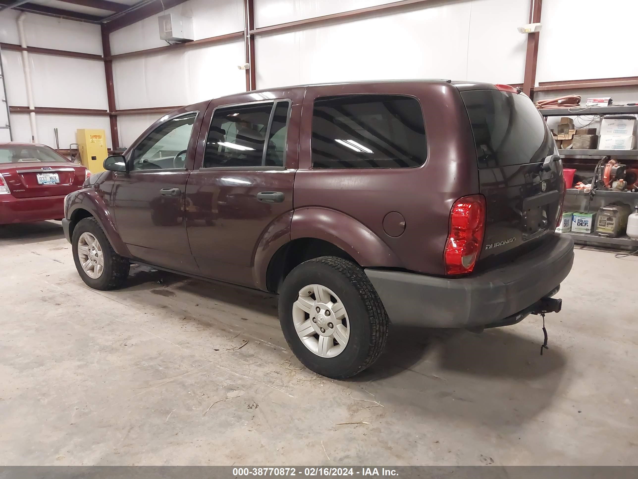 Photo 2 VIN: 1D4HD38K15F551723 - DODGE DURANGO 