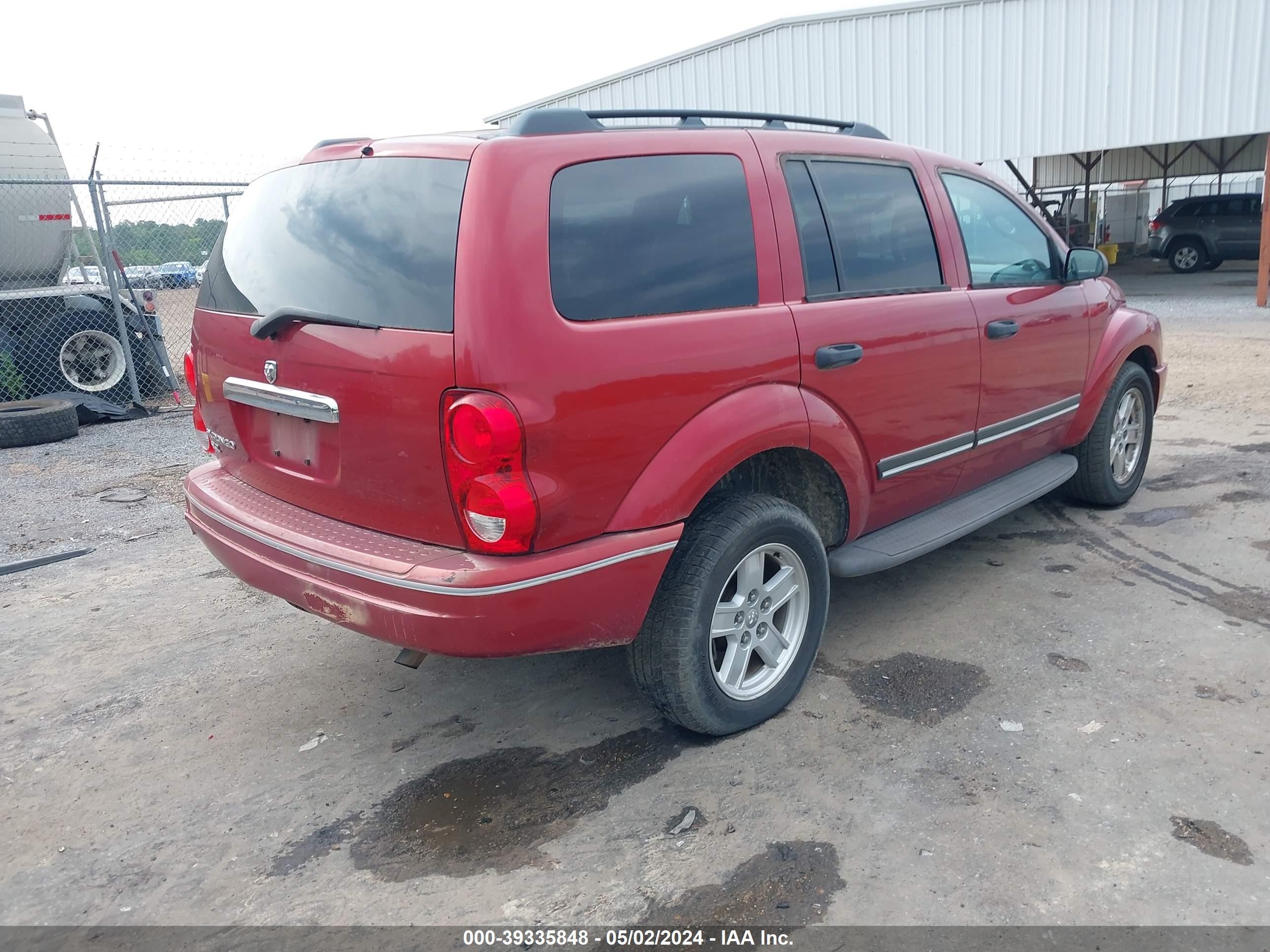 Photo 3 VIN: 1D4HD48N26F105100 - DODGE DURANGO 