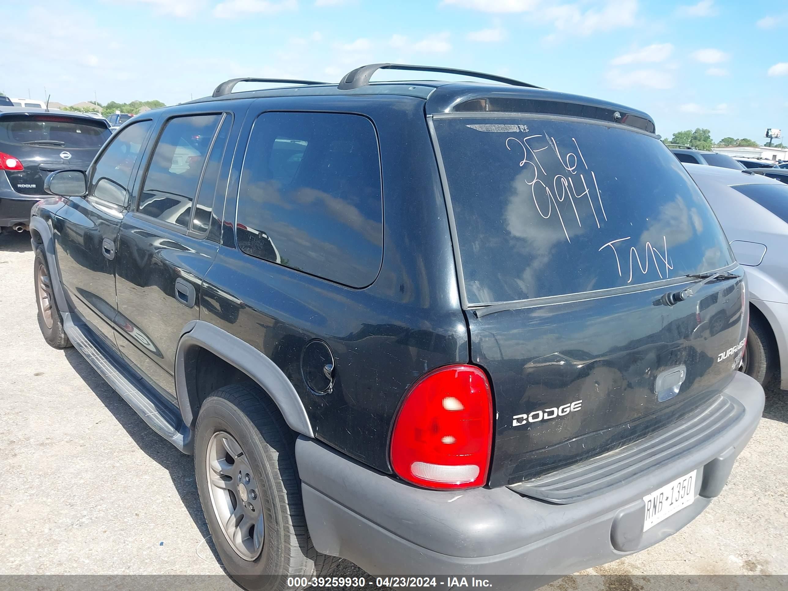 Photo 2 VIN: 1D4HR38N03F619941 - DODGE DURANGO 