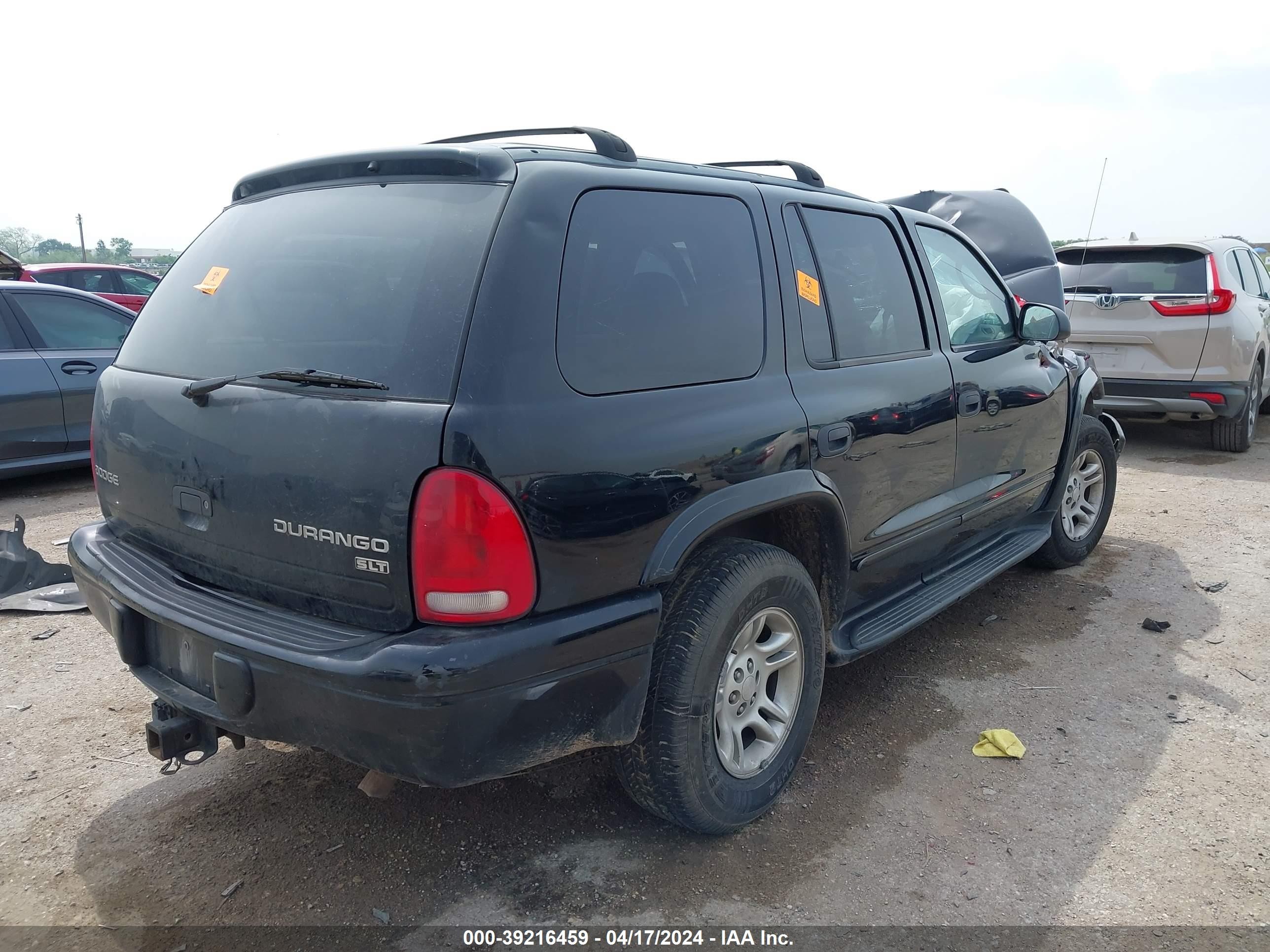 Photo 3 VIN: 1D4HR48N63F606424 - DODGE DURANGO 