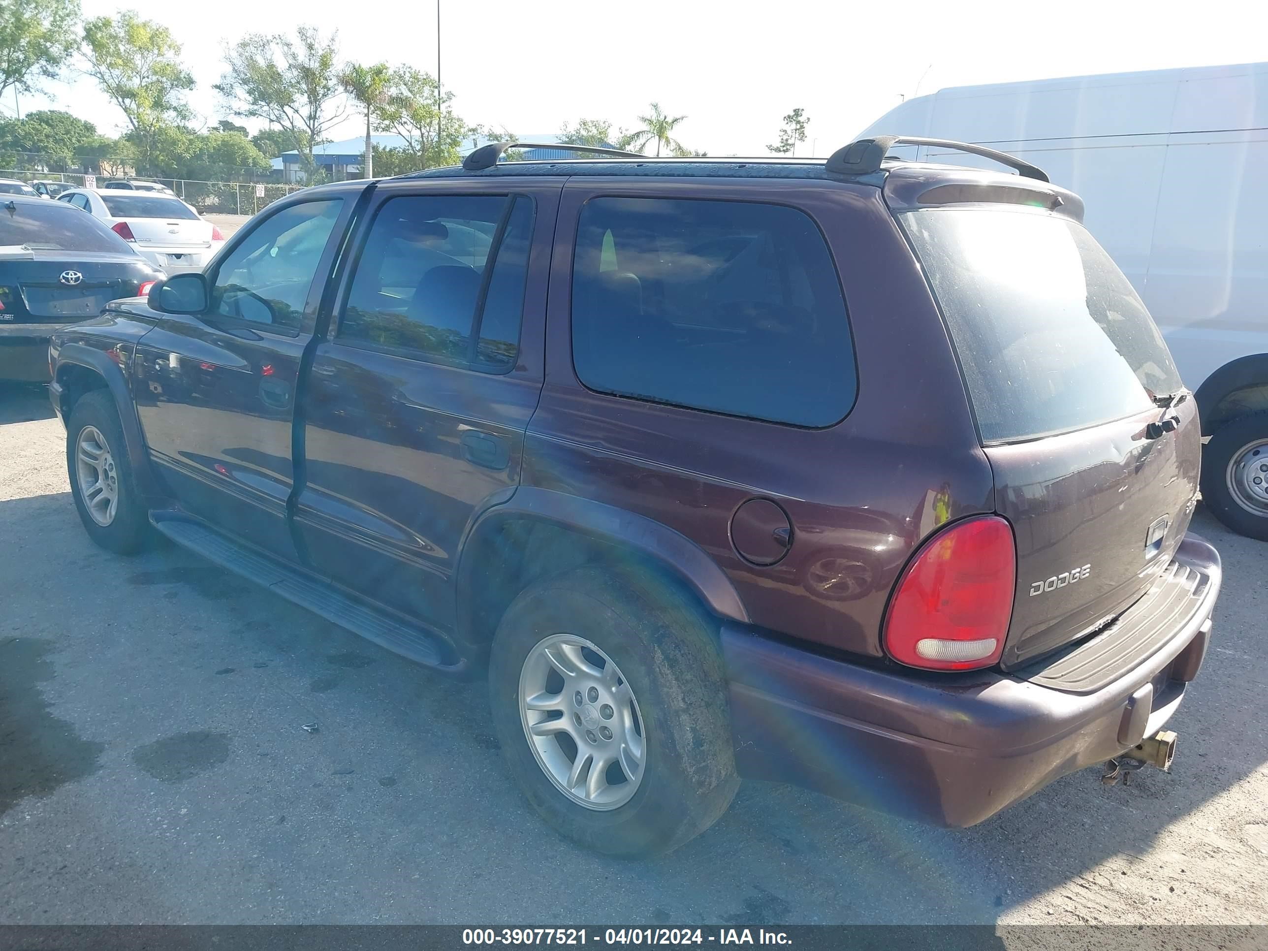 Photo 2 VIN: 1D4HR58N33F606421 - DODGE DURANGO 