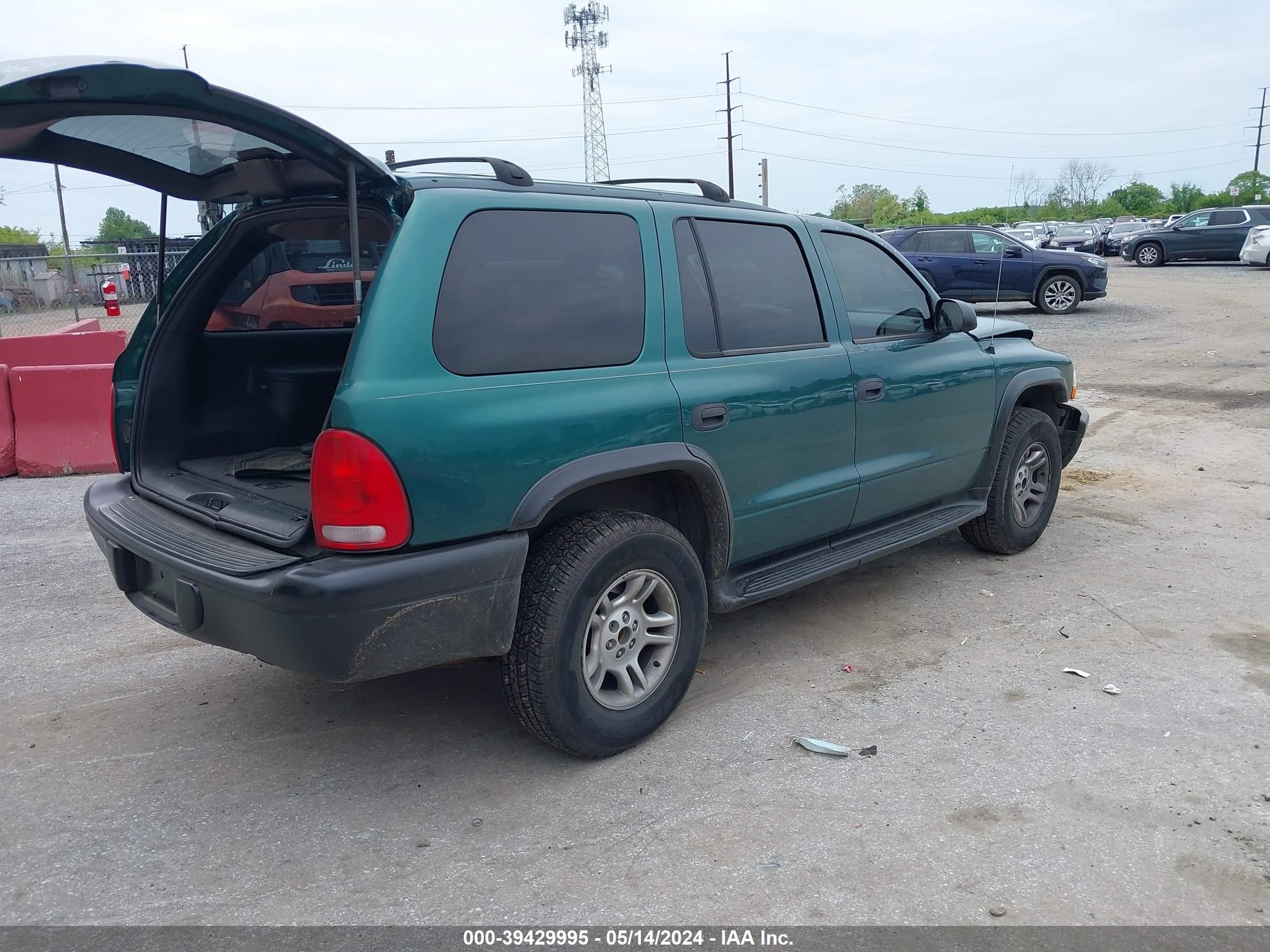 Photo 3 VIN: 1D4HS38N43F569176 - DODGE DURANGO 