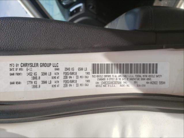 Photo 9 VIN: 1D4RE2GGXBC687600 - DODGE DURANGO EX 