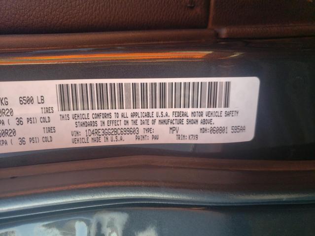 Photo 9 VIN: 1D4RE3GG2BC699603 - DODGE DURANGO HE 