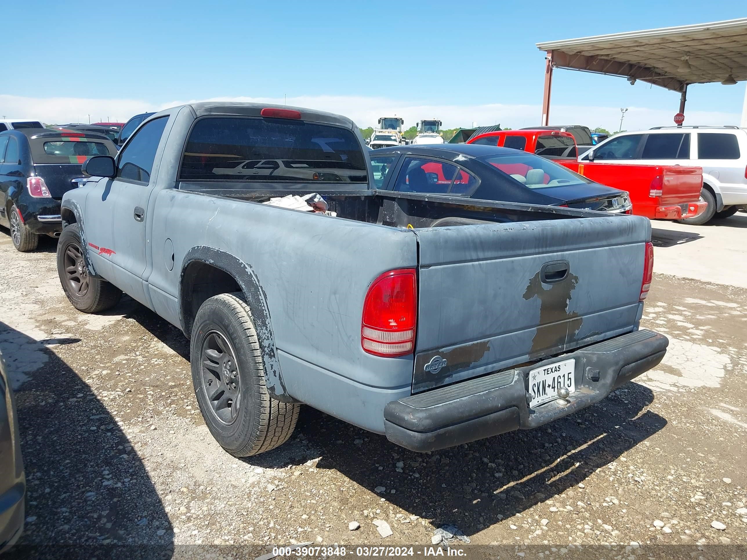 Photo 2 VIN: 1D7FL16XX3S109947 - DODGE DAKOTA 