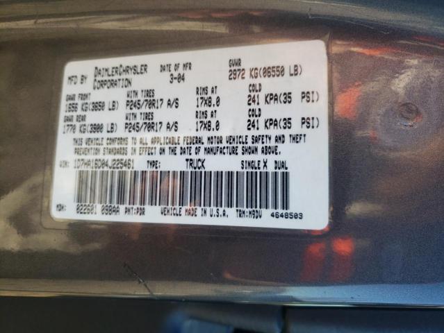 Photo 11 VIN: 1D7HA16D04J225461 - DODGE RAM 1500 S 