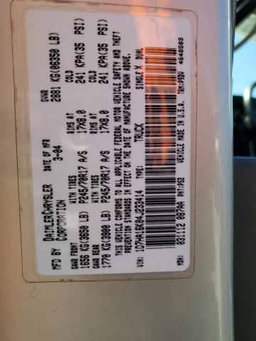 Photo 11 VIN: 1D7HA16K04J233414 - DODGE RAM 1500 