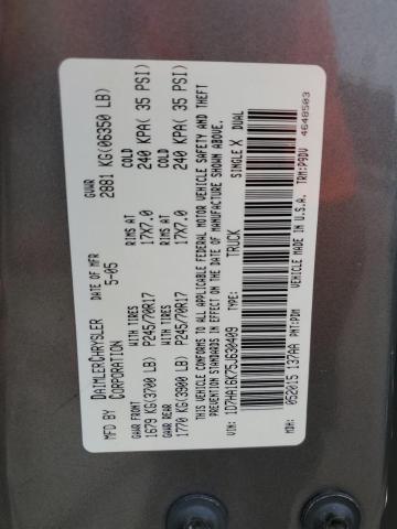 Photo 11 VIN: 1D7HA16K75J630409 - DODGE RAM 1500 S 