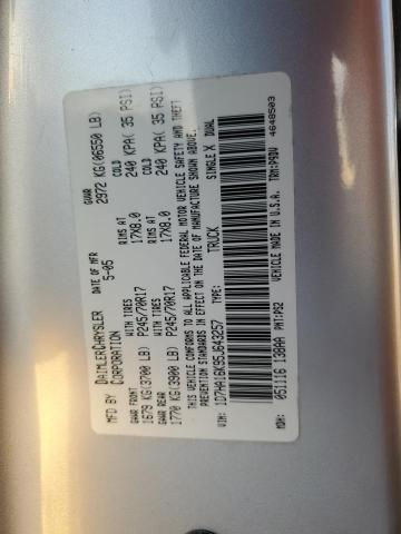 Photo 11 VIN: 1D7HA16K95J643257 - DODGE RAM 1500 S 