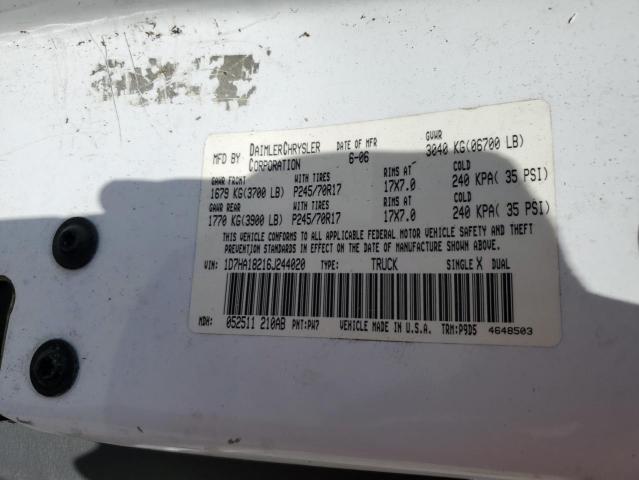 Photo 11 VIN: 1D7HA18216J244020 - DODGE RAM 1500 S 