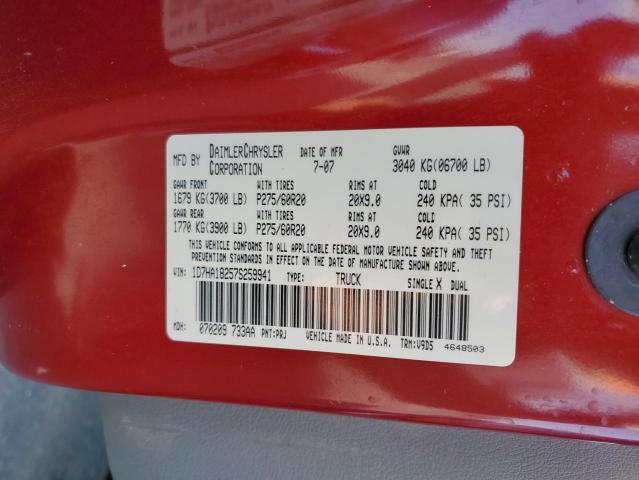 Photo 11 VIN: 1D7HA18257S259941 - DODGE RAM 1500 