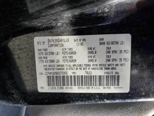 Photo 11 VIN: 1D7HA18286S575056 - DODGE RAM 1500 S 