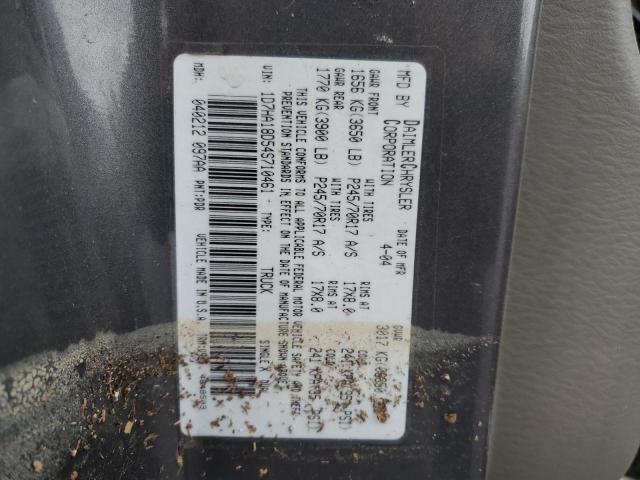 Photo 12 VIN: 1D7HA18D54S710461 - DODGE RAM 1500 S 