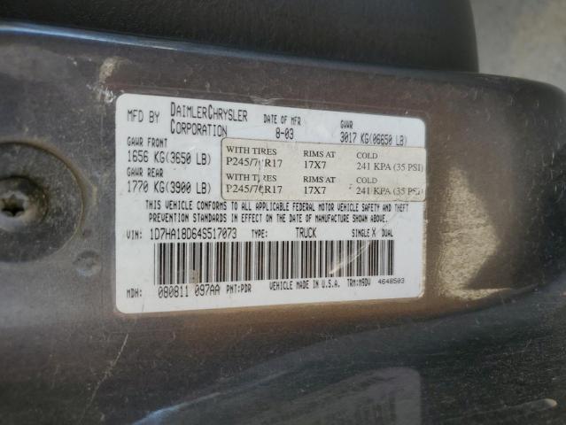 Photo 11 VIN: 1D7HA18D64S517073 - DODGE RAM 1500 