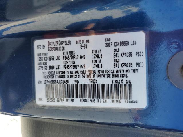 Photo 11 VIN: 1D7HA18K54J131460 - DODGE RAM 1500 S 