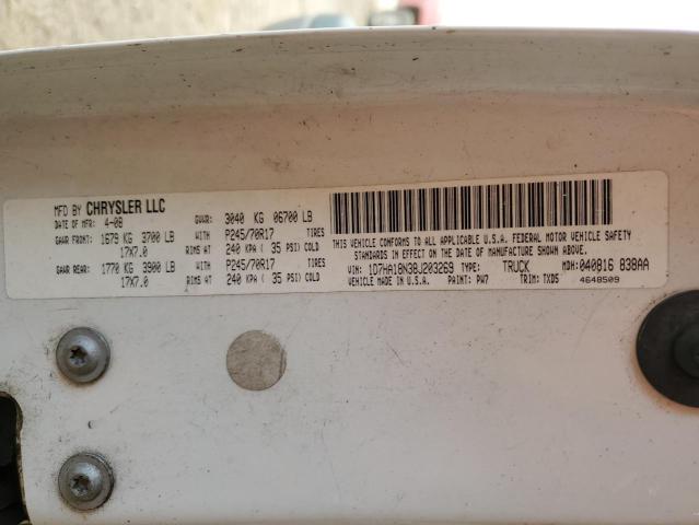 Photo 11 VIN: 1D7HA18N38J203269 - DODGE RAM 1500 