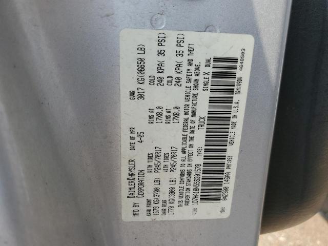 Photo 11 VIN: 1D7HA18N55S301578 - DODGE RAM 1500 S 