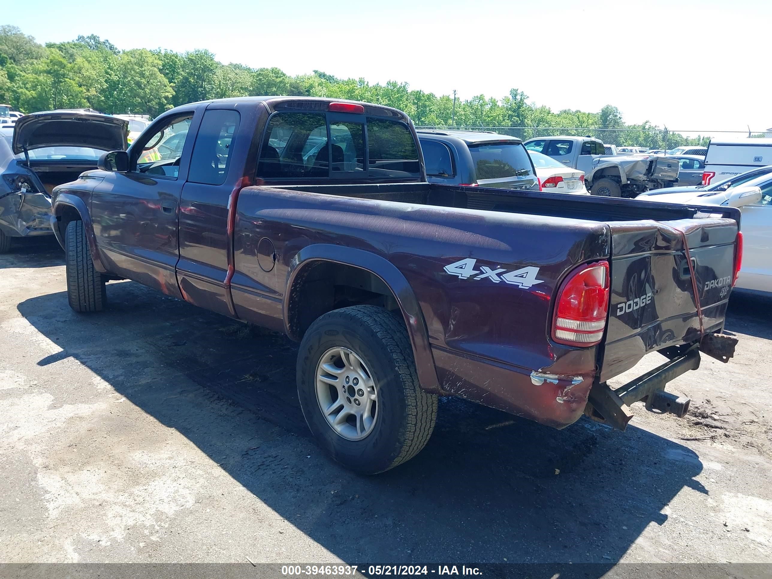 Photo 2 VIN: 1D7HG12K44S704284 - DODGE DAKOTA 