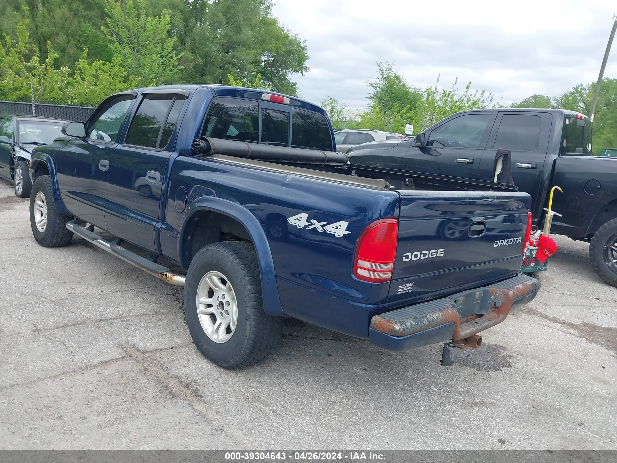 Photo 2 VIN: 1D7HG38K54S704555 - DODGE DAKOTA 