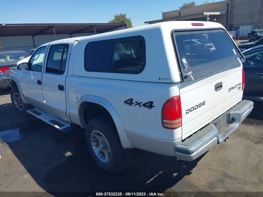 Photo 2 VIN: 1D7HG48N14S721563 - DODGE DAKOTA 