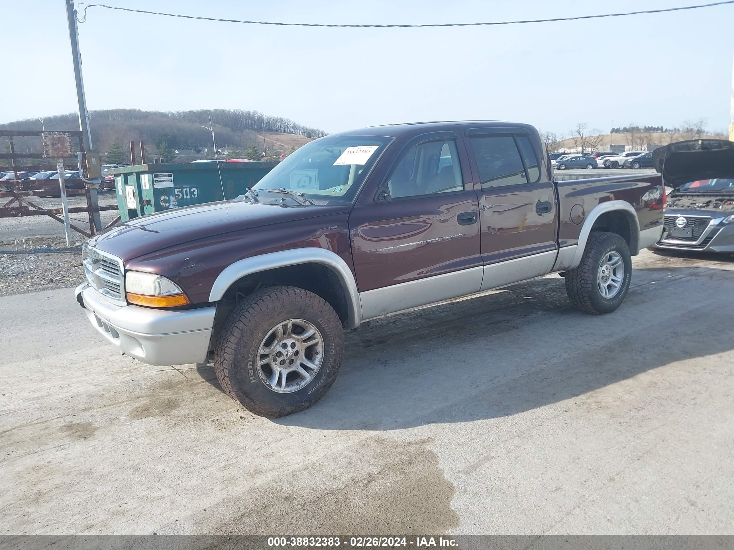 Photo 1 VIN: 1D7HG48N64S570980 - DODGE DAKOTA 