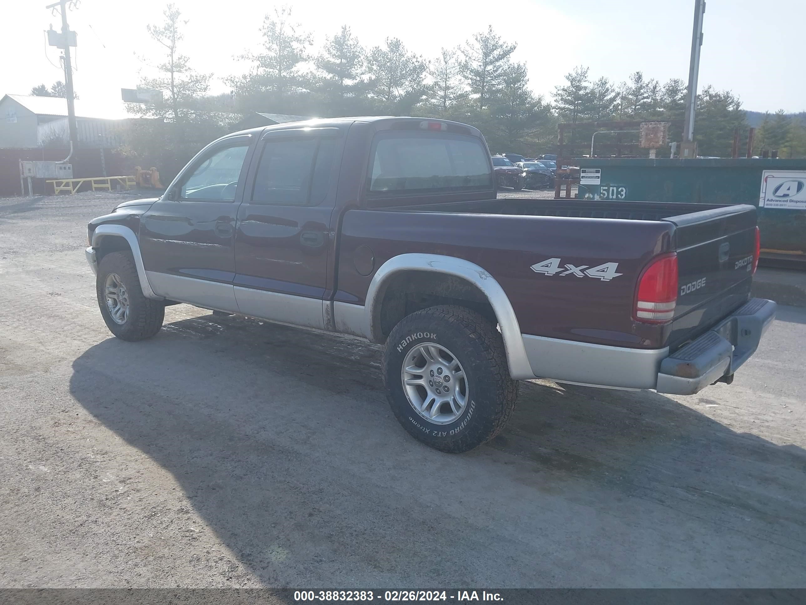 Photo 2 VIN: 1D7HG48N64S570980 - DODGE DAKOTA 