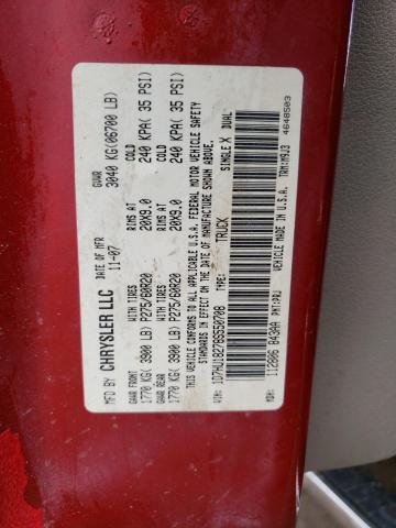 Photo 9 VIN: 1D7HU18278S550708 - DODGE RAM 1500 S 