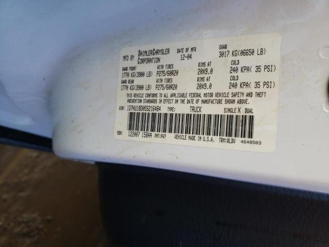 Photo 9 VIN: 1D7HU18D05S216484 - DODGE RAM 1500 S 